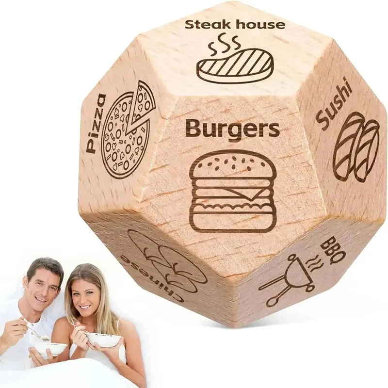 Würfel für Sie, Paare, Geschenkideen, Lebensmittel, Entscheidungswürfel, Spiele, Weihnachten, Geburtstag, Valentinstag, Geschenke für Ehefrau, Ehemann