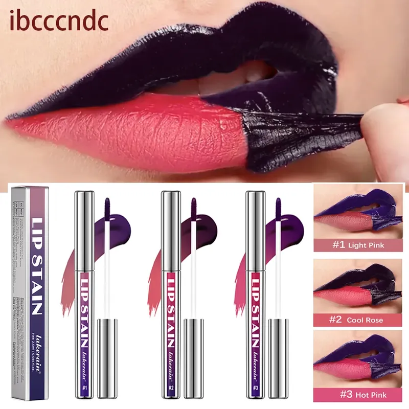Langlebige Lippentinten, koreanische matte Lippentönung, abziehbar, mattes Zecken für Lippenstift, kostenloser Versand, flüssiger Lippenstift, wasserfestes Make-up