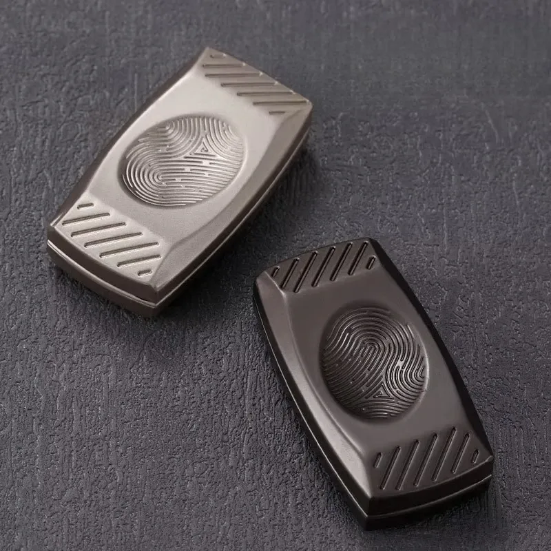 Fingerabdruck Magnetischer Haptischer Slider EDC Fidget Slider Metall Fidget Toys ADHS Tool Erwachsene Angst Stress Relief Toys