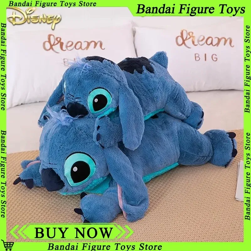 Riesige 100 cm Disney Stich Plüsch Puppe Blau Kawaii Cartoon Tier Sofa Schlafen Weiches Kissen Spielzeug Kinder Mädchen Geburtstag geschenk