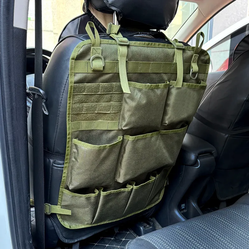 Auto Sitz Lagerung Organizer Sitz Zurück Lagerung Tasche Taktische Camo Hängen Taschen Auto Verstauen Aufräumen Tasche Innen Zubehör
