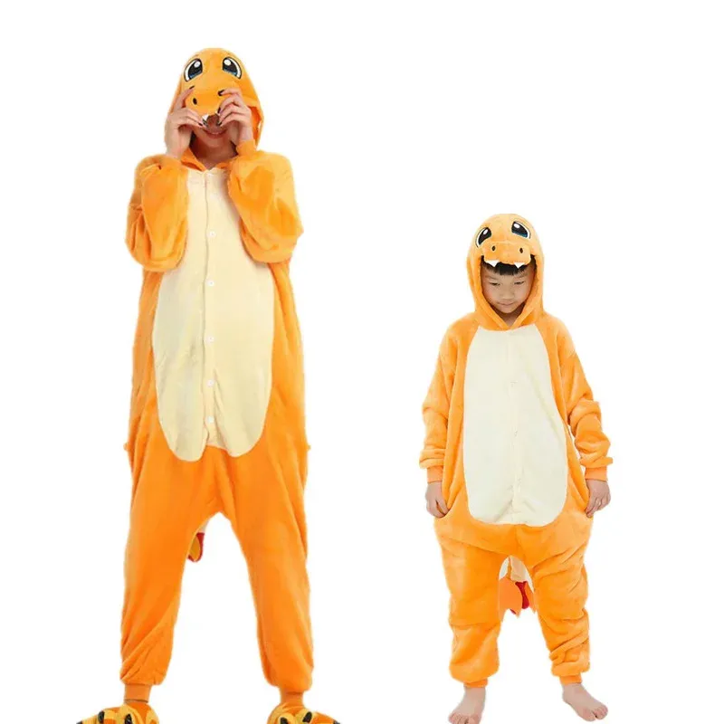 Pokemon Charizard Kostüm Anime Cosplay Anzug Halloween Weihnachten Kigurumis Overall Frauen Männer Junge Mädchen Pyjama Onesies Outfit
