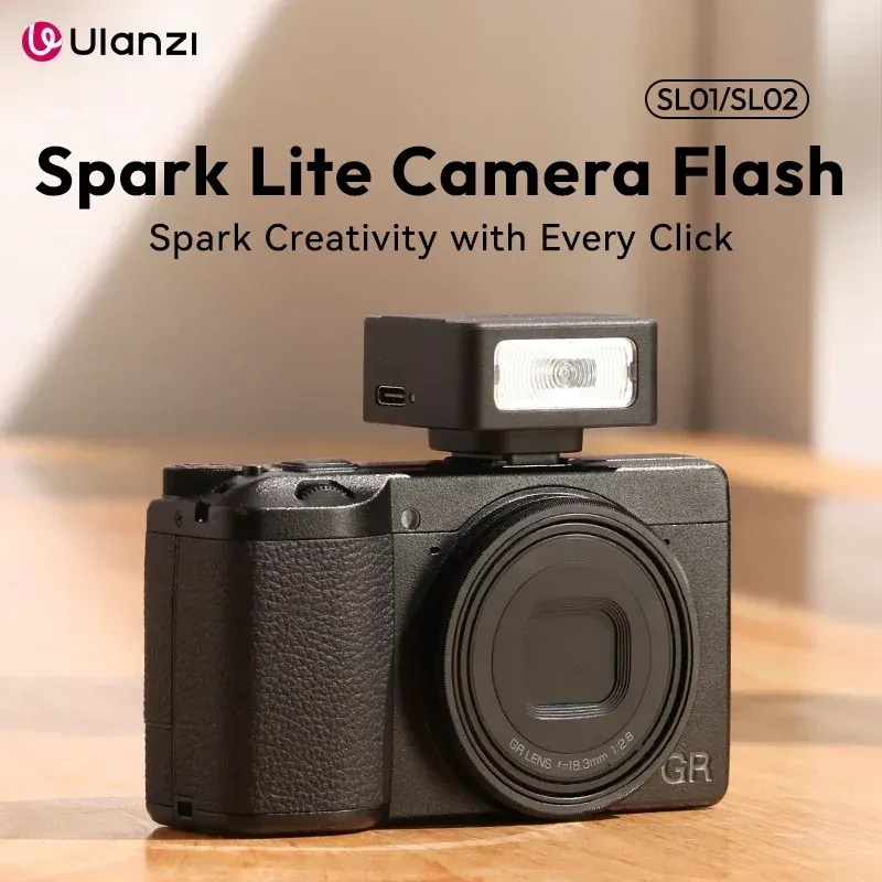 Ulanzi SL01 SL02 SL03 Mini-Kamera-Blitzlicht SpeedLite GN8 6500K für Canon Sony Nikon Kamera DSLR Vlog Live Outdoor-Fotografie