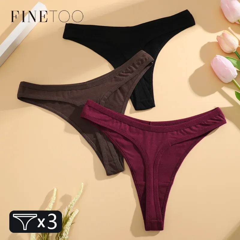3 Teile/satz Baumwolle Nahtlose Höschen Komfort Unterwäsche für Frauen Niedrige Taille Atmungsaktive Tangas Sexy Solide Sport G-String Weiche Dessous