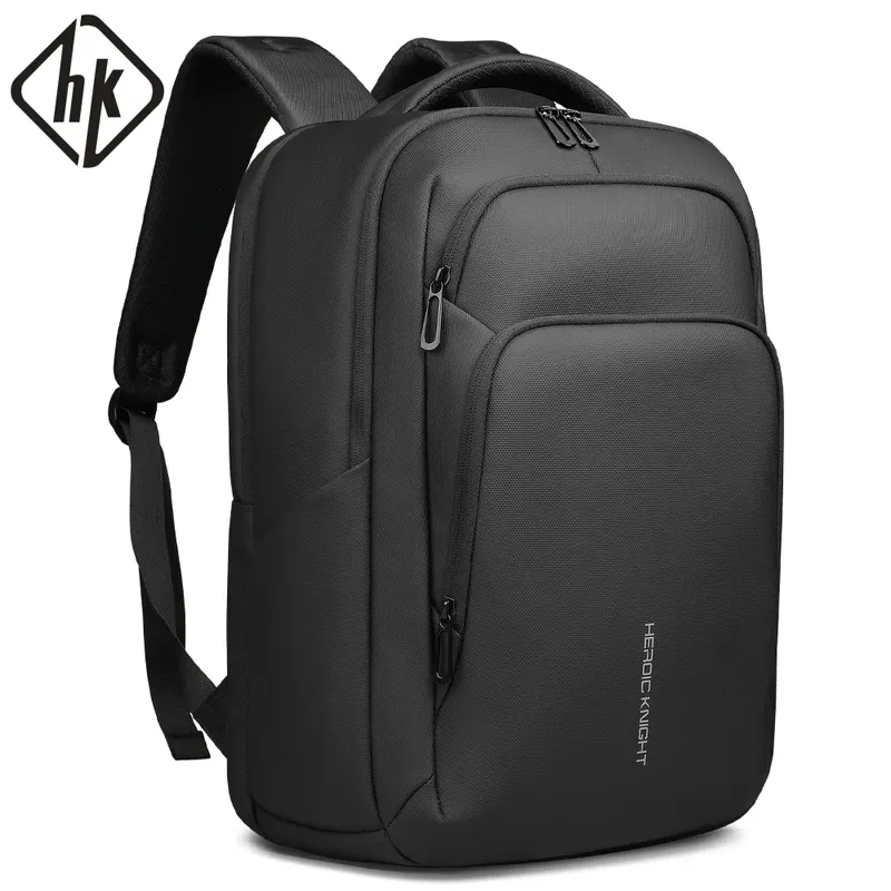 HK Multifunktionaler Business-Rucksack für Herren, große Kapazität, Reiserucksack, wasserdicht, 17,3-Zoll-Laptoptasche mit USB, Büroarbeit, Tagesrucksack