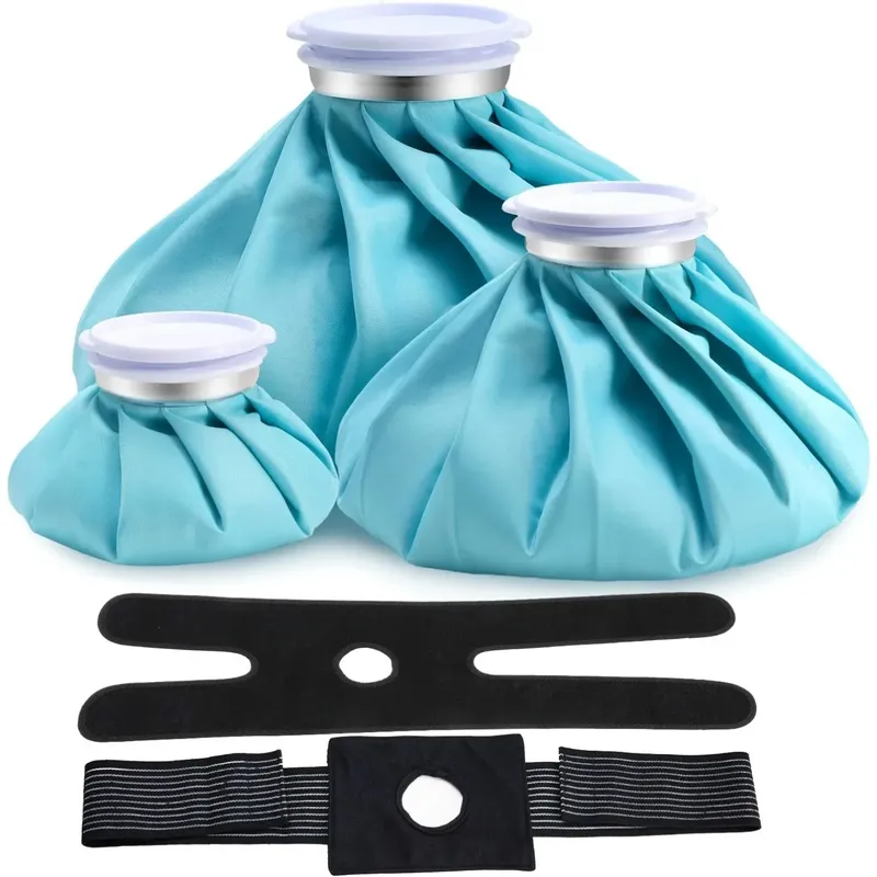 Eisbeutel [6", 9" & 11"] Heißer und kalter wiederverwendbarer Eisbeutel, elastische, atmungsaktive Stützverpackung, (für heiße Therapie ist 50-60 ℃ )