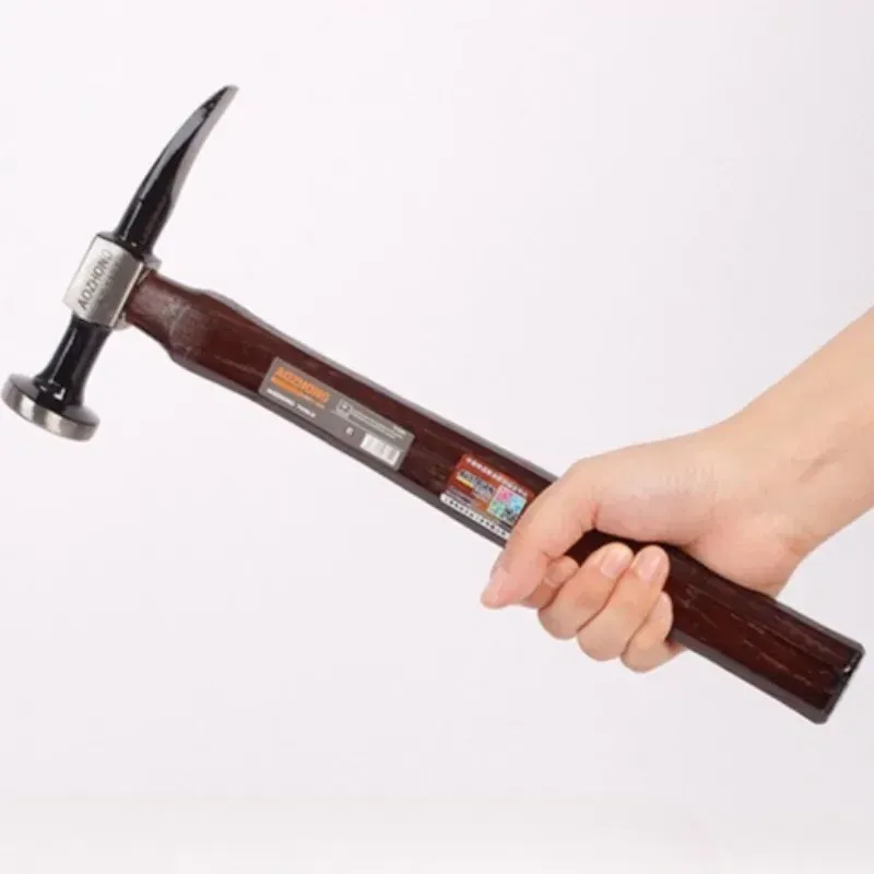High-carbon Stahl Multifunktionale Blech Hammer Professionelle Auto Reparatur Werkzeuge Holz Griff Hammer Holz Hand Werkzeuge