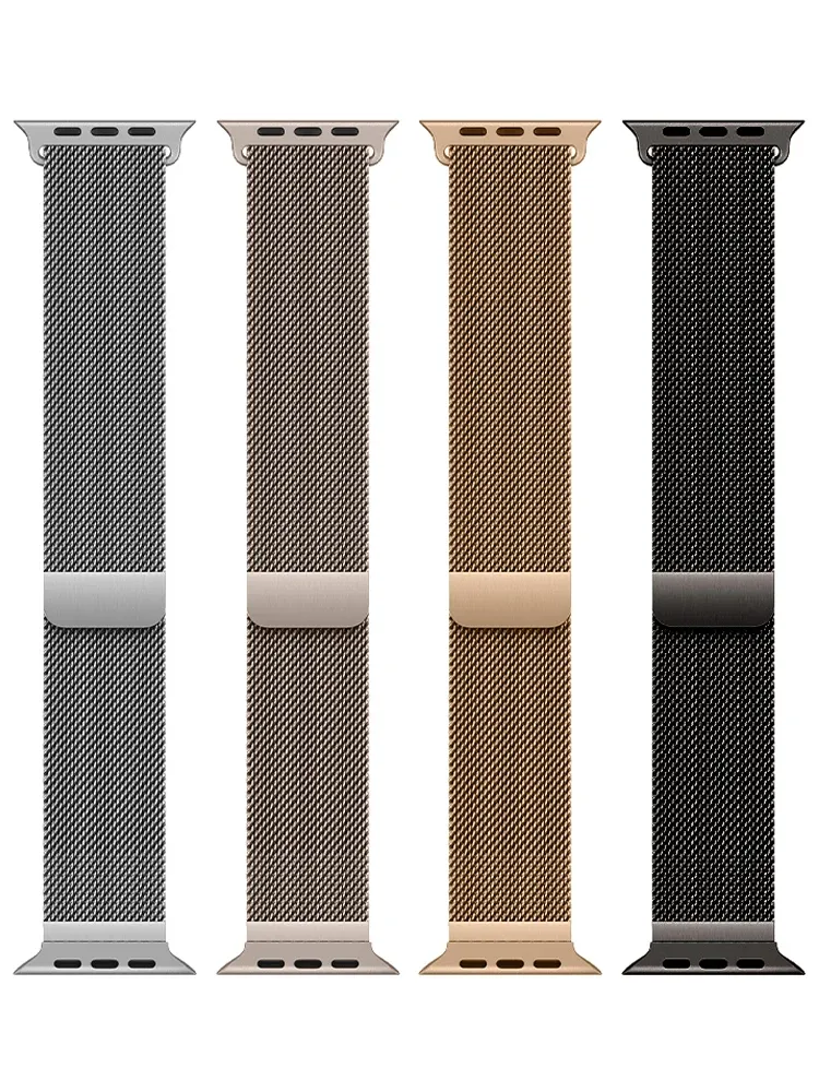 Milanese Loop Armband für Apple Watch Band 46mm 44mm 45mm 40mm 42mm 41mm Correa Armband iWatch Series 11 10 9 8 SE 7 6 Ultra 3 2