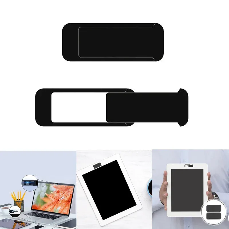 2/4Pcs Webcam Abdeckung Shutter Magnet Slider Kunststoff Kamera Abdeckung Für Tablet Web Laptop Pc Kamera Handy objektiv Privatsphäre Aufkleber
