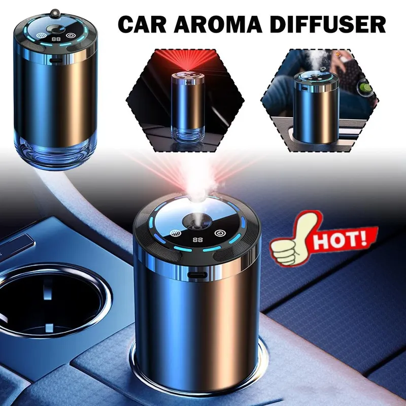Aromatherapie-Diffusoren, Auto-Lufterfrischer für Auto, Zuhause, Büro, Schlafzimmer, lange Zeit, Auto-Diffusor, Luftbefeuchter, 5-Modi, Auto-Luftbefeuchter