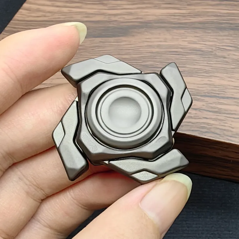 EDC Fidget Sliders MINI Open Armor Kreisel Fidget Toys Stressabbau für Erwachsene Magnetisches Metallspielzeug Angst und Stress Reli