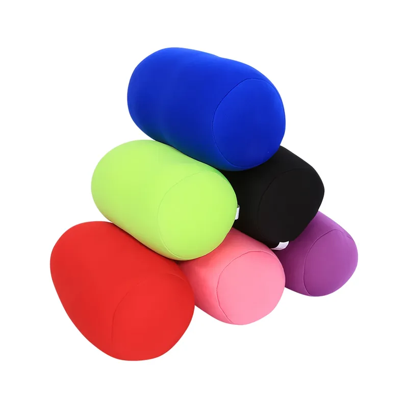 Mini Micro bead Rücken kissen Rolle Wurf kissen Reise nach Hause Schlaf Nackens tütze bequemes Heims itz kissen