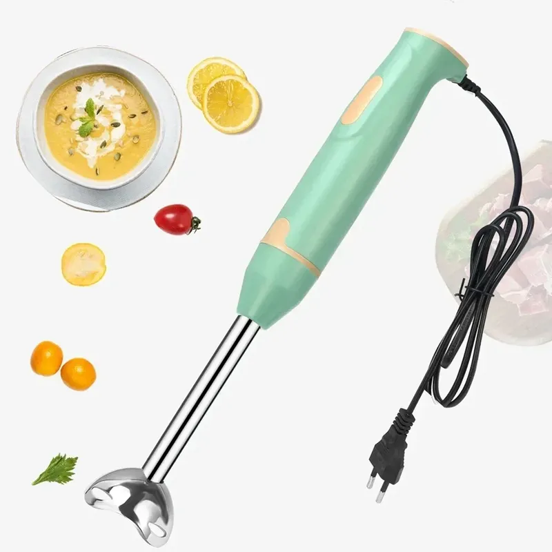 HOMEFISH Stabmixer Elektrischer Lebensmittel- und Gemüsezerkleinerer Handmixer für Smoothies und Saucen