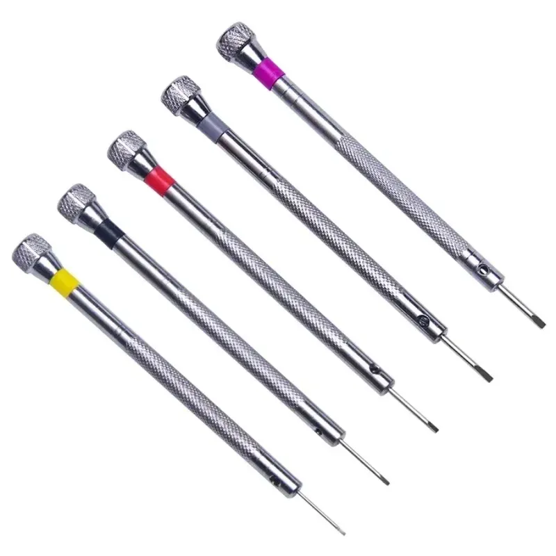 0,8–1,6 mm Stahl-Schraubendreher für die Reparatur von Uhren, tragbare Uhrenwerkzeuge, Bandentfernung mit Mini-Link-Stiften, Uhrmacherwerkzeuge