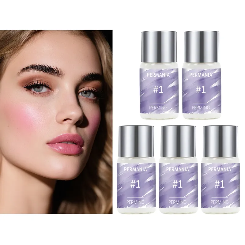 PERMANIA 5 Flaschen/Lot # 1/2 Lash Lift Lotion Professionelle Wimpern Lifting Wimpern Dauerwelle Lotion Fixierung Lotion Augen Make-Up Werkzeuge