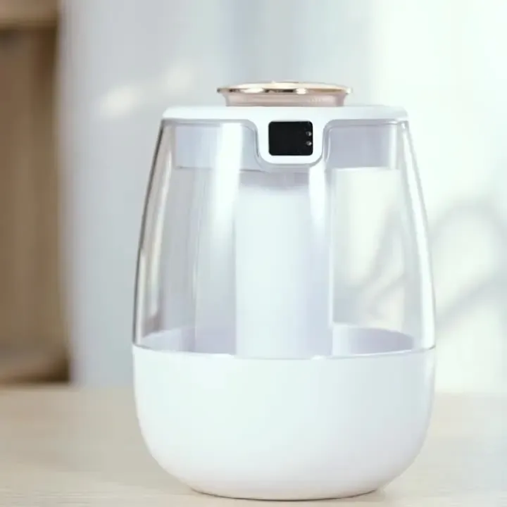 Luftbefeuchter, Aroma-Luftbefeuchter, Doppel-Sprühanschluss, Diffusor für ätherische Öle, USB-Wasserbefeuchter mit Licht für das Heimbüro