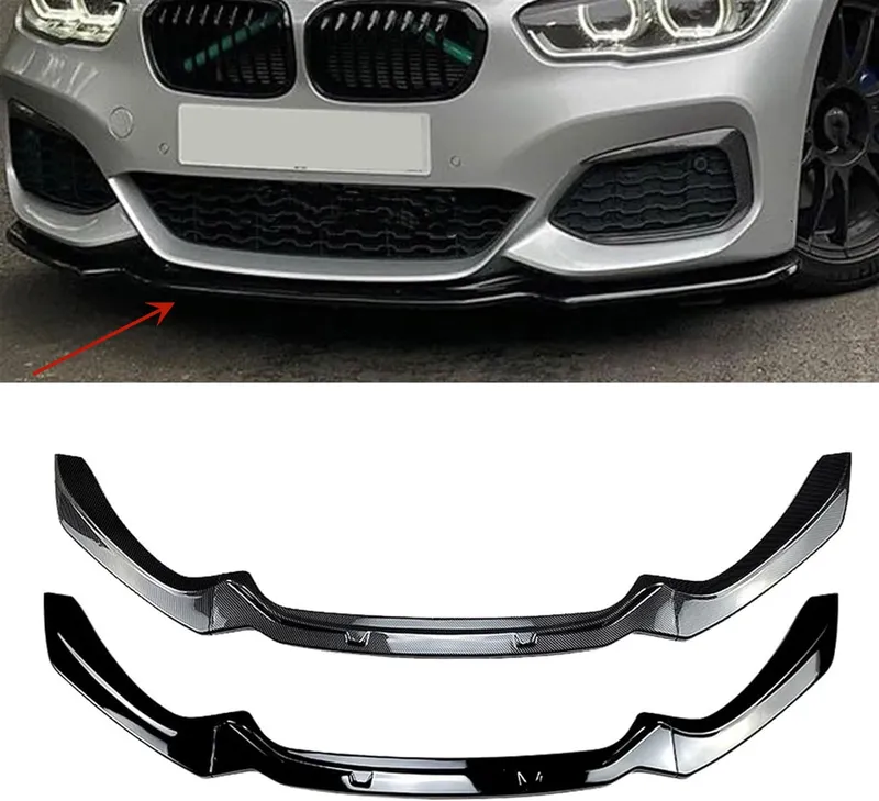 Für BMW 1-Serie F20 F21 2015 ~ 2019 118i 120i M135i M140i M Leistung Frontschürze Splitter Lip auto Diffusor Körper Kit Spoiler