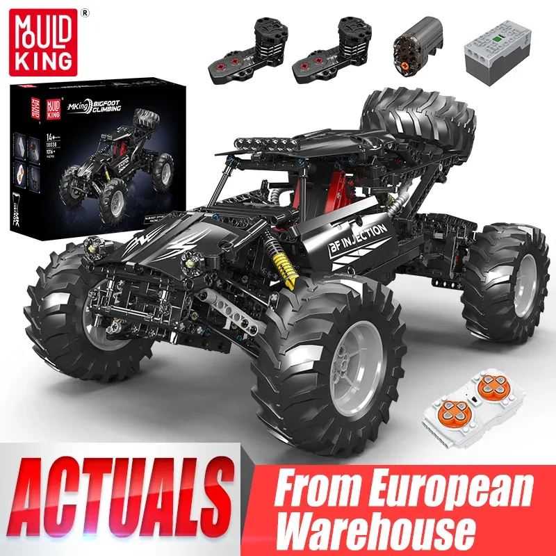 Schimmel König 18038 technische Auto Spielzeug die Fernbedienung Bigfoot Klettern Buggy Baustein Ziegel Set Kinder Weihnachts geschenk