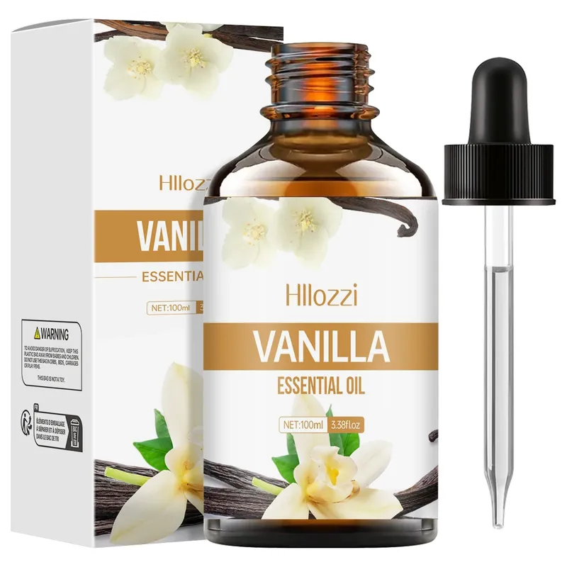 Vanille-Pflanzenextrakt, Aromatherapie, ätherisches Öl, Gesichts- und Körperdiffusor, Luftbefeuchter, Massage, Dusche, Maniküre, Haarpflege