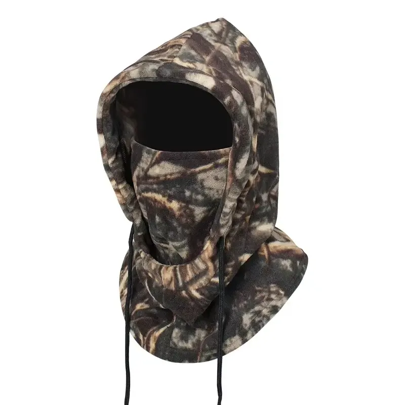 Warme Fleece-Sturmhaube für Männer und Frauen, Winter-Gesichtsmaske, Nackenwärmer, Kapuzenmütze, winddichte Thermo-Kopfbedeckung, Mützen, Bandana
