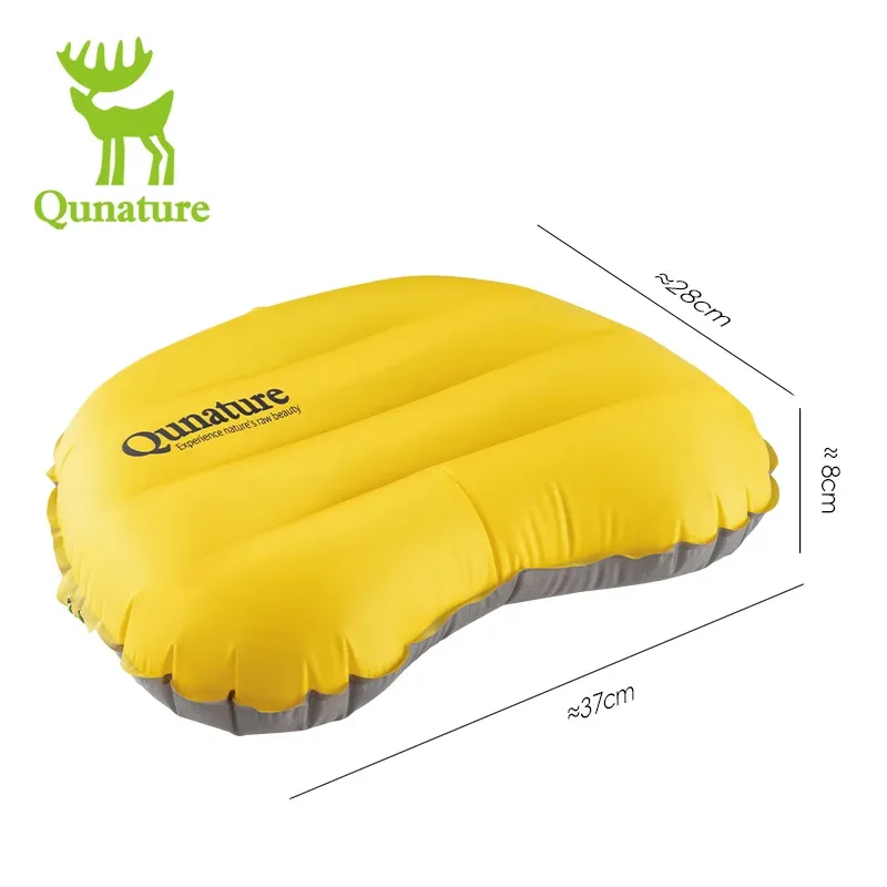Qunature aufblasbares Campingkissen, leichtes, bequemes Reisekissen für Outdoor-Wanderungen, Rucksackreisen, Flugzeuge