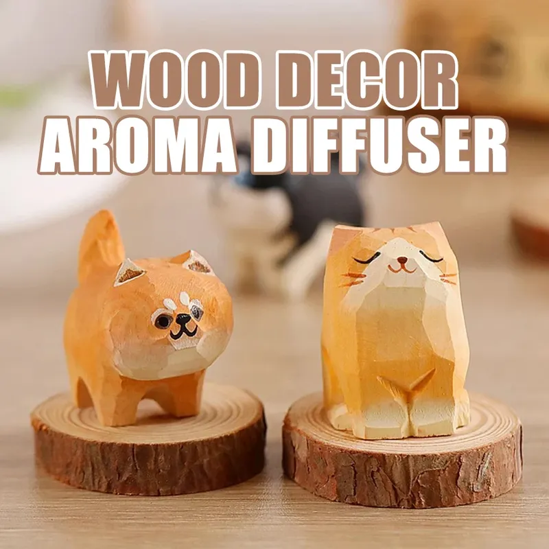 1PC Haustier-Aroma-Diffusor Kein Parfüm DIY Duftdekorationen Desktop Wohnzimmer Schlafzimmer Auto Wohnaccessoires Aromatherapie-Artikel