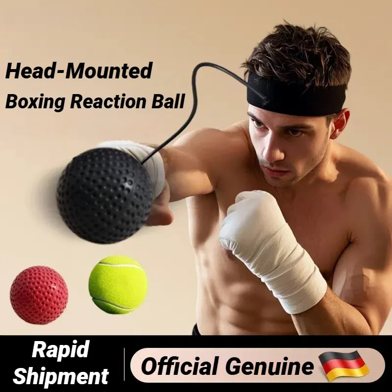 MMA Boxen Speed Ball Kopf-Montiert Pu Training Hand Auge Reaktion Hause Sandsack Fitness Ausrüstung Gym Muay Thai Kampf druck