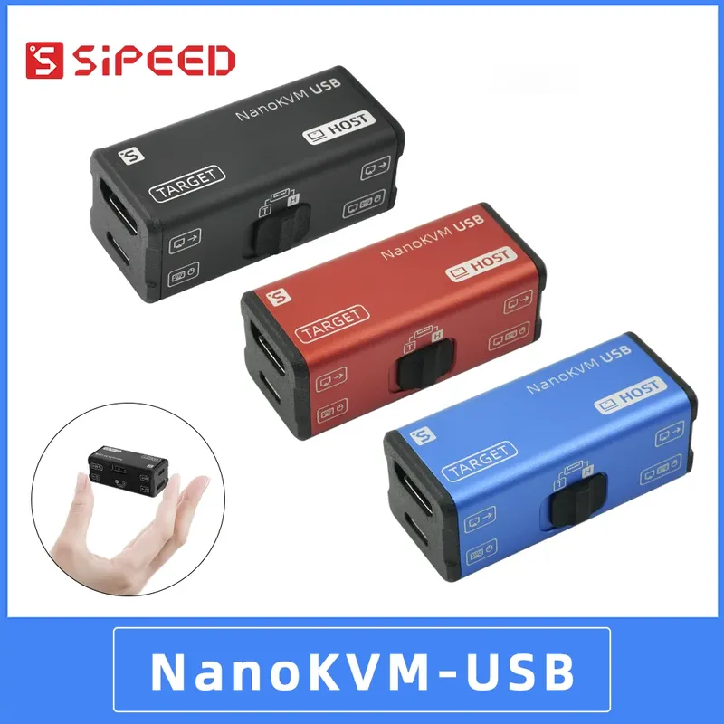 Sipeed NanoKVM USB-Betrieb & -Wartung USB 3.0 Capture Card Virtuelle Tastatur Maus Web-Steuerung HDMI Loop Out USB-Switch 4K60