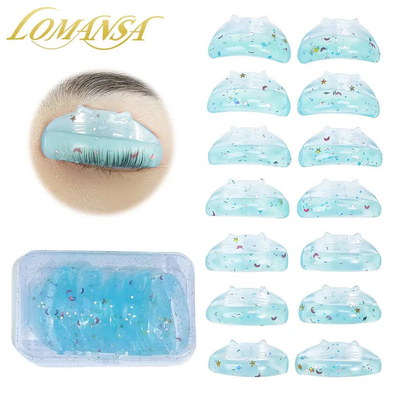 Lomansa 7 Paar C Curl Silikon Wimpern Dauerwelle Stange Schild Lash Lift Pads Wimpern Curler Zubehör Wimpern Lifting Schönheit Werkzeuge
