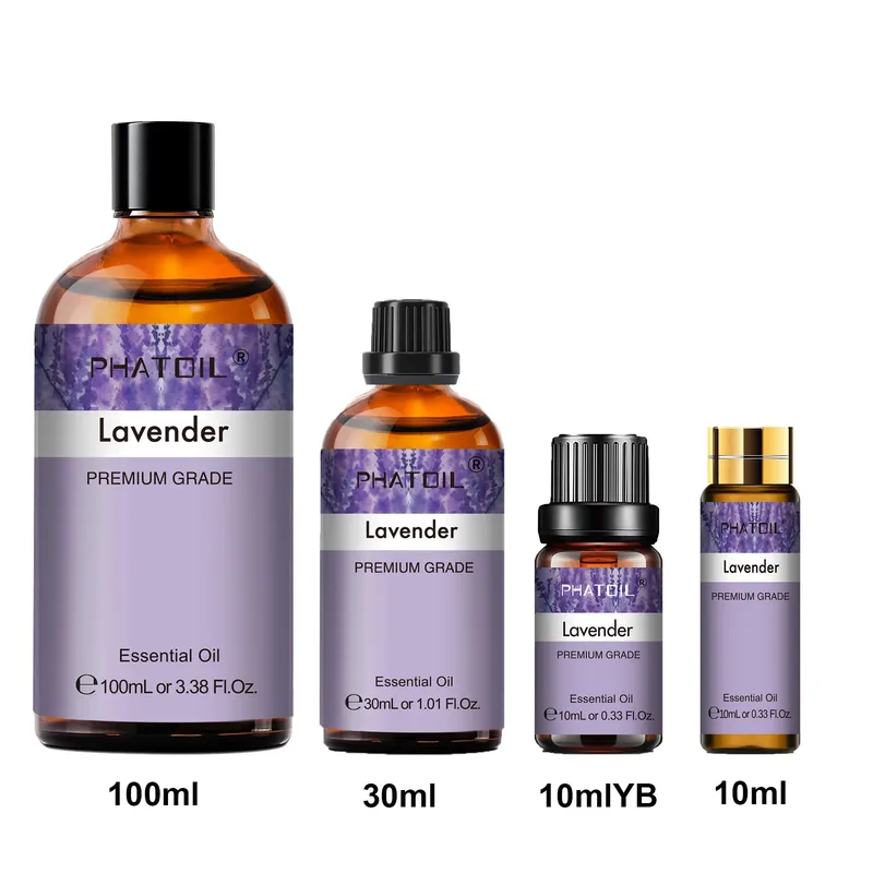 PHATOIL 1PCS Aromatherapie Ätherisches Öl Für Diffusor 10ML/30ML/100ML Lavendel Pfefferminze Vanille Eukalyptus Jasmin Aroma Öle