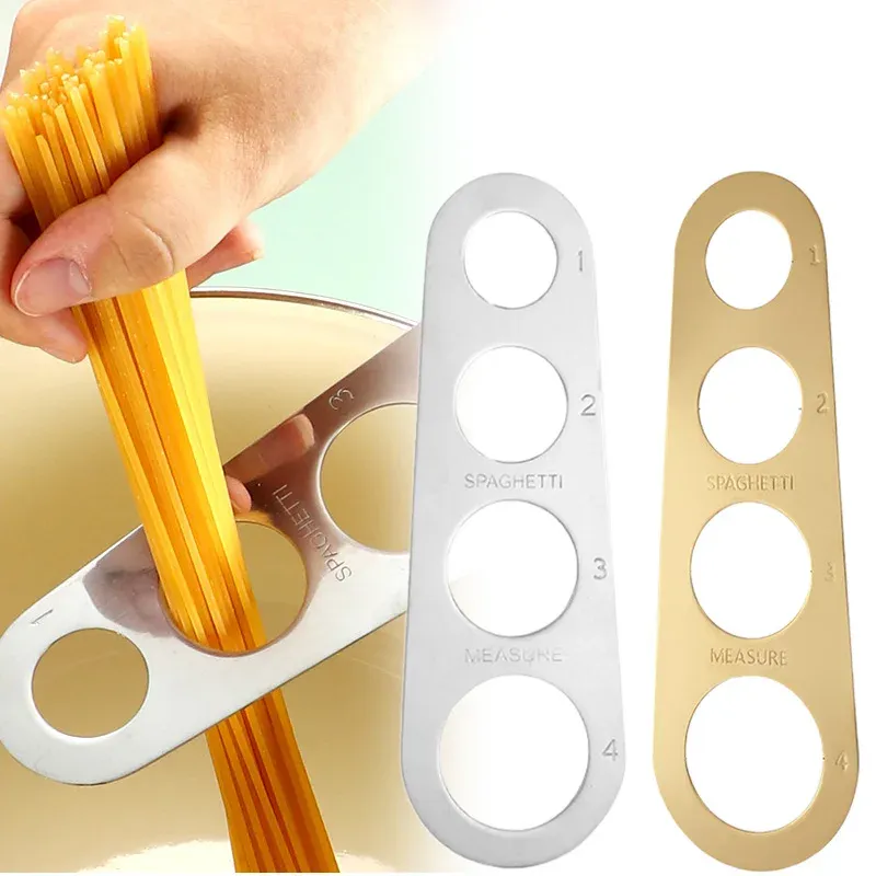 Edelstahl Spaghetti Messgerät Pasta Nudel Messen Kochen Küche Kuchen Lineal Tapeline Kostenlose Messung Küche Werkzeuge Gadgets