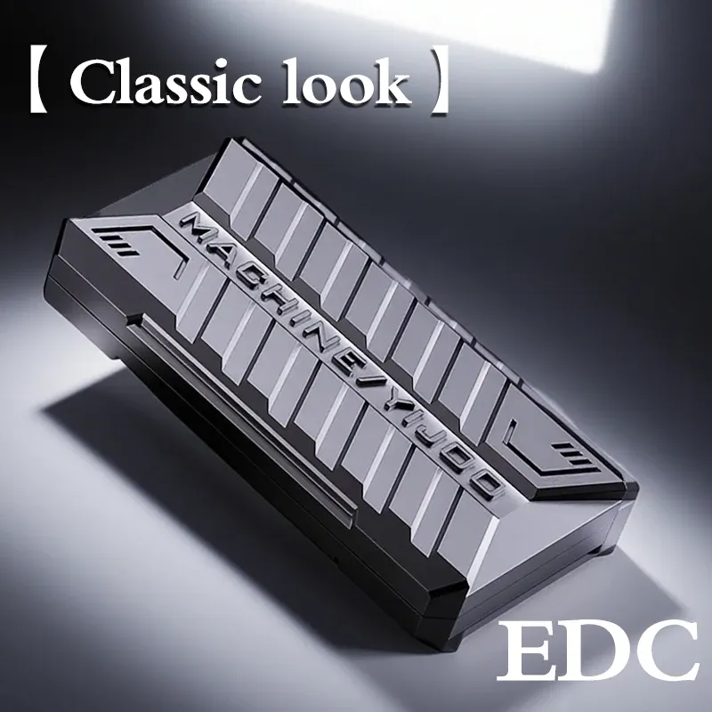 EDC Fidget Toy Metal Rotation Fidget Slider – Magnetisches Push-Spielzeug zum Stressabbau und ADHS-Fokus – Fingerspitzen-Spinner-Geschenk