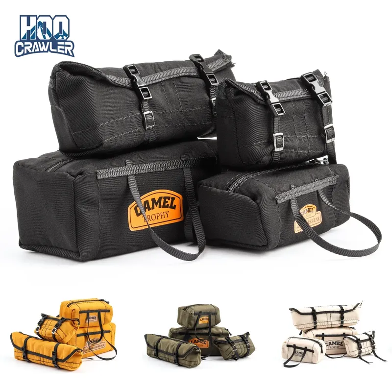 RC Crawler Auto Replik Tasche Simulation Dach Reisetasche Skala Dekoration Gepäcktasche für 1/10 1/16 1/18 SCX10 TRX4 TRX4M WPL