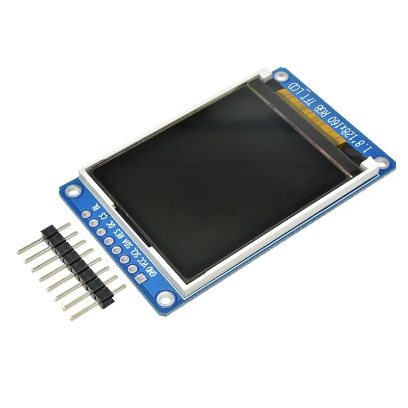 1,8 Zoll Vollfarb-TFT-LCD-Anzeigemodul 128 x 160 SPI, ST7735S, 3,3 V, ersetzt OLED-Netzteil für Arduino