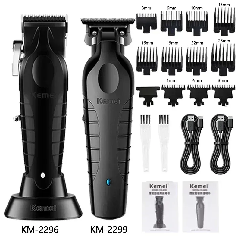 Kemei Haarschneidemaschine Kit Herren Elektrorasierer Haarschneidemaschine Professionelle Haarschneidemaschine KM-2296 KM-2299 KM-1102barber