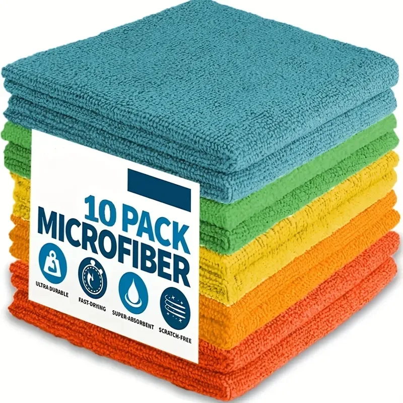 10/5/3 Stück Mikrofaser-Reinigungstuch, Geschirrspültuch, Haushaltslappen, Küche, Badezimmer, Reinigungstuch, langlebiges, saugfähiges Handtuch