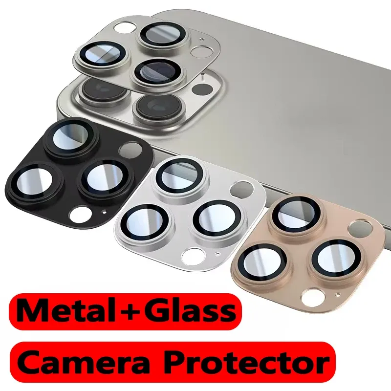 Titan Kamera Objektiv Schutz Fall Abdeckung Für iPhone 16 Pro Max 11 14 Pro 13 12 15 15Pro max 12 Mini Schutz Telefon Zubehör