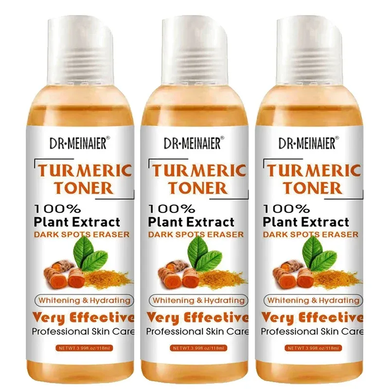 3 stücke Bleaching Kurkuma Toner Aufhellung Gesicht Serum Dark Corrector Feuchtigkeitsspendende Vitamin C Ingwer Essenz Koreanische Kosmetik