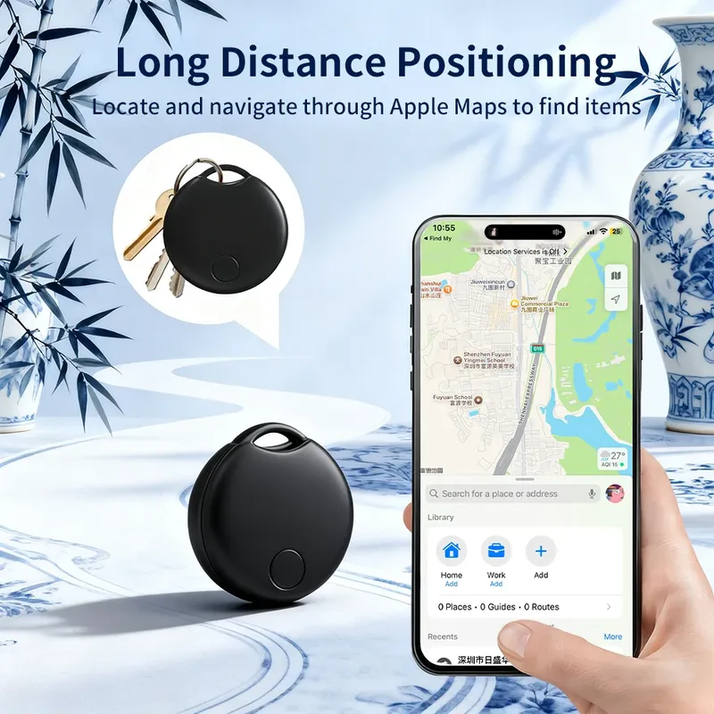 Für Apple Find My Mini Location Tracker Anti-Lose-Erinnerungsgerät Schlüsselfinder Kindertasche Geldbörse Home Item Remote Locator Smart Tag