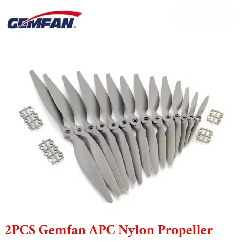 2PCS Gemfan Apc Nylon Propeller 5x5/6x4/7x5/8x4/8x6/9x6/10x5/10x7/11x5,5/12x6/13x6,5/14x7/16x8/17x10 Requisiten Für RC Modell Flugzeug