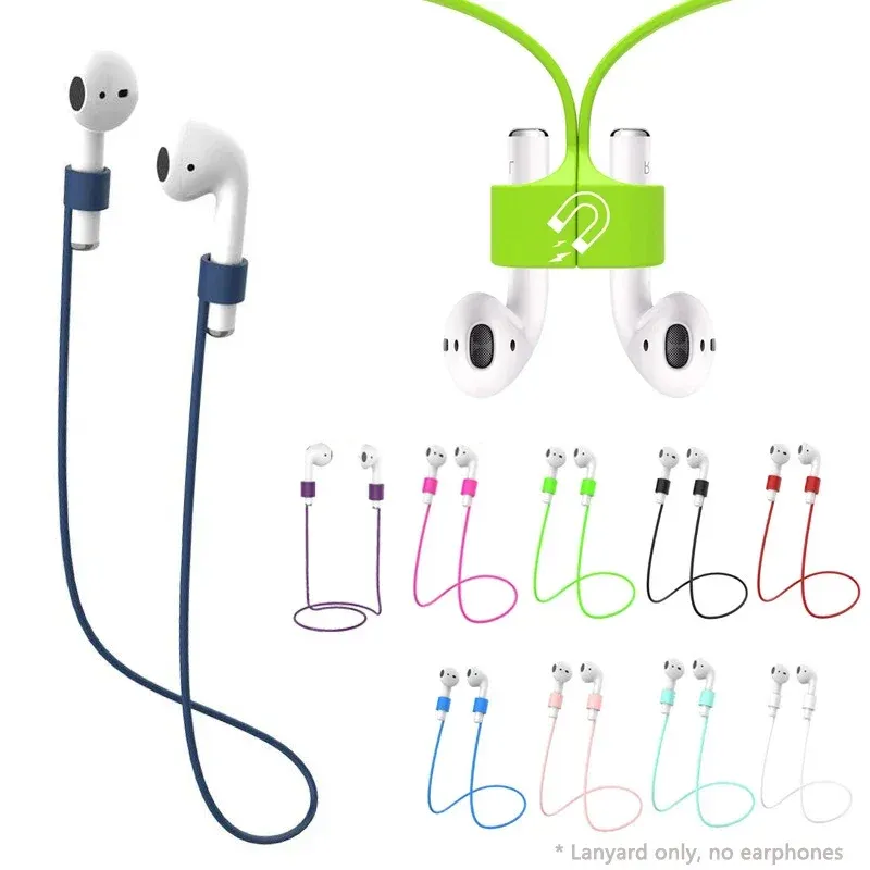 Magnetische Drahtlose Kopfhörer Hängen Seil Kabel Für Airpods Mi Airdots Samsung Knospen Plus Drahtlose Bluetooth Kopfhörer Neck String