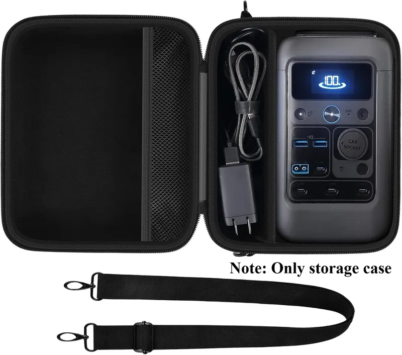 (nur Hülle) Hülle für Anker SOLIX C300DC/ C200DC tragbare Powerbank-Station, Batterie-Solargenerator-Aufbewahrungshalter