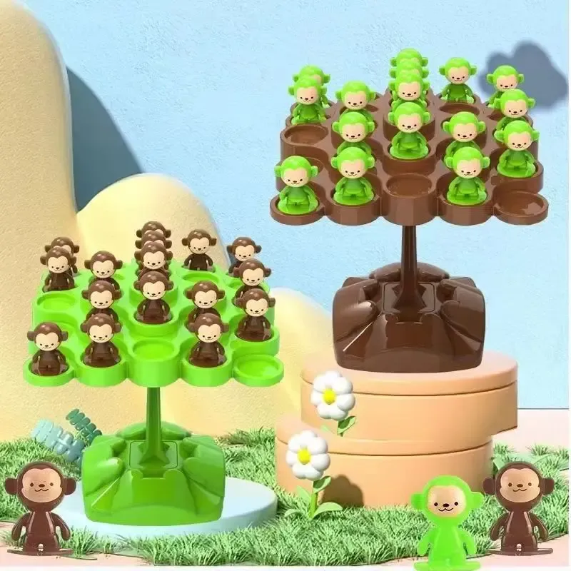 Monkey Balance Tree Focus Balance Training Kinderspielzeug Klappmusik Serie Eltern-Kind Interaktives Brettspiel