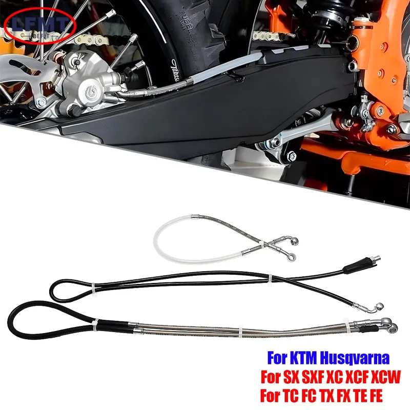 Für KTM XCW EXC EXCF SX SXF XC XCF TPI Motocross Vorne Hinten Bremsschlauch Hydrauliköl Linie & Kupplung Rohr 125 150 250 350 450 500