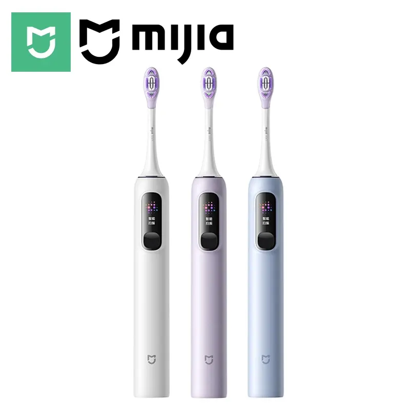 MIJIA Oszillierende Elektrische Zahnbürste Pro, Smart 4 Modi, IPX8 Wasserdichte Schallvibrations-Zahnbürste, 180 Tage Akkulaufzeit