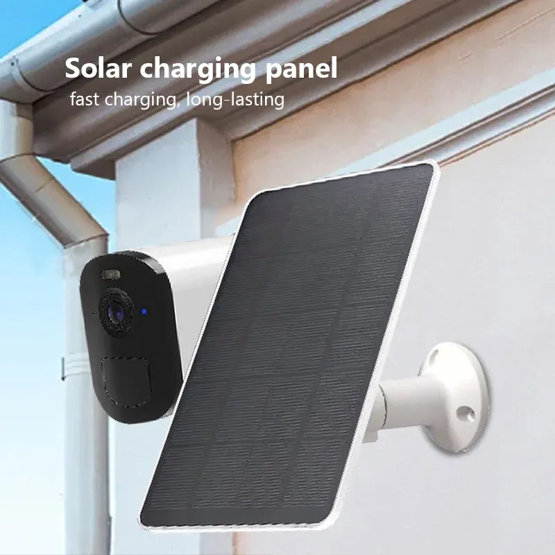10W 5V Solarpanel Micro Typ-C Outdoor Solarzellen Ladegerät Solarmodule für Überwachungskamera Kleines Heimbeleuchtungssystem