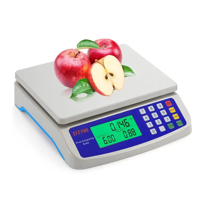 30 KG/1G Elektronische Waage Hochpräzise LCD Digital Waage Küche Wiegen Plattform Waage Wiederaufladbare/Batterie Lebensmittel waagen