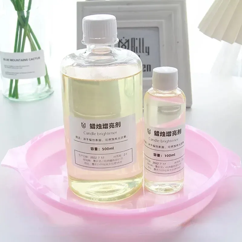 100 ml/Flasche Kerze Glanz Herstellung Materialien Spiegel Helle Öl Kerze Oberfläche Ohne Flammschutzmittel Aufheller DIY Aromatherapie