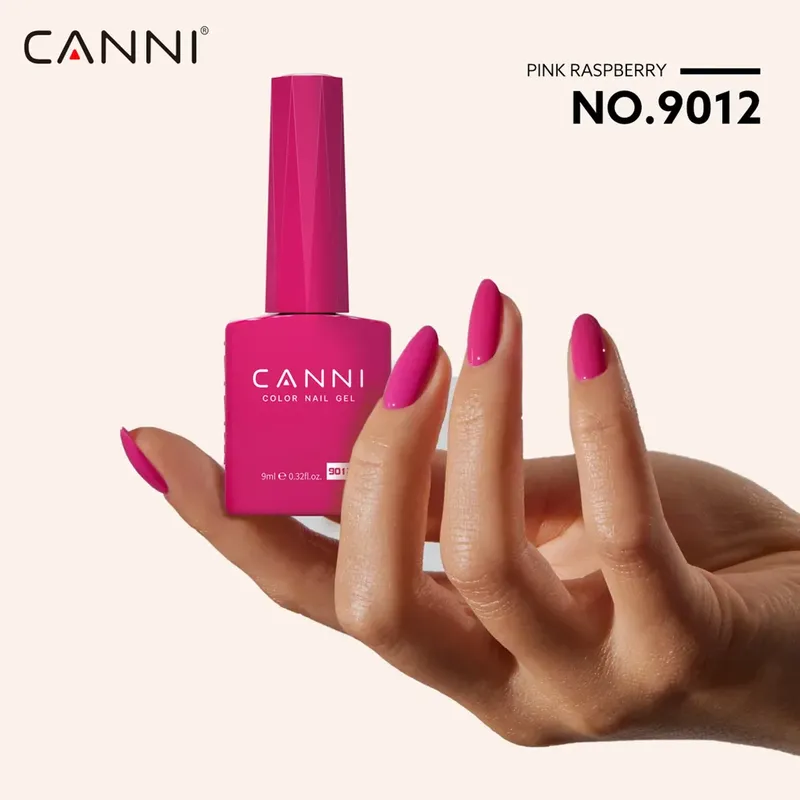 CANNI 9 ml Nagelgellack HEMA FREE Wunderschöne rosa Farbe Soak Off UV LED Semi Permanent Smoothy Texture Nail Art Maniküre # 9012