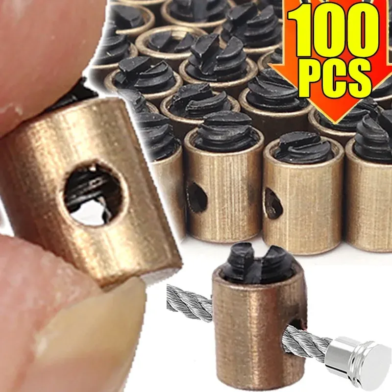 100 ~ 10 stücke Off-road Motorrad Gaszug Stop Bolzen Kabel Stop Bolzen Pin für 50CC-250CC CRF XR BBR KLX Mini-bike Zubehör